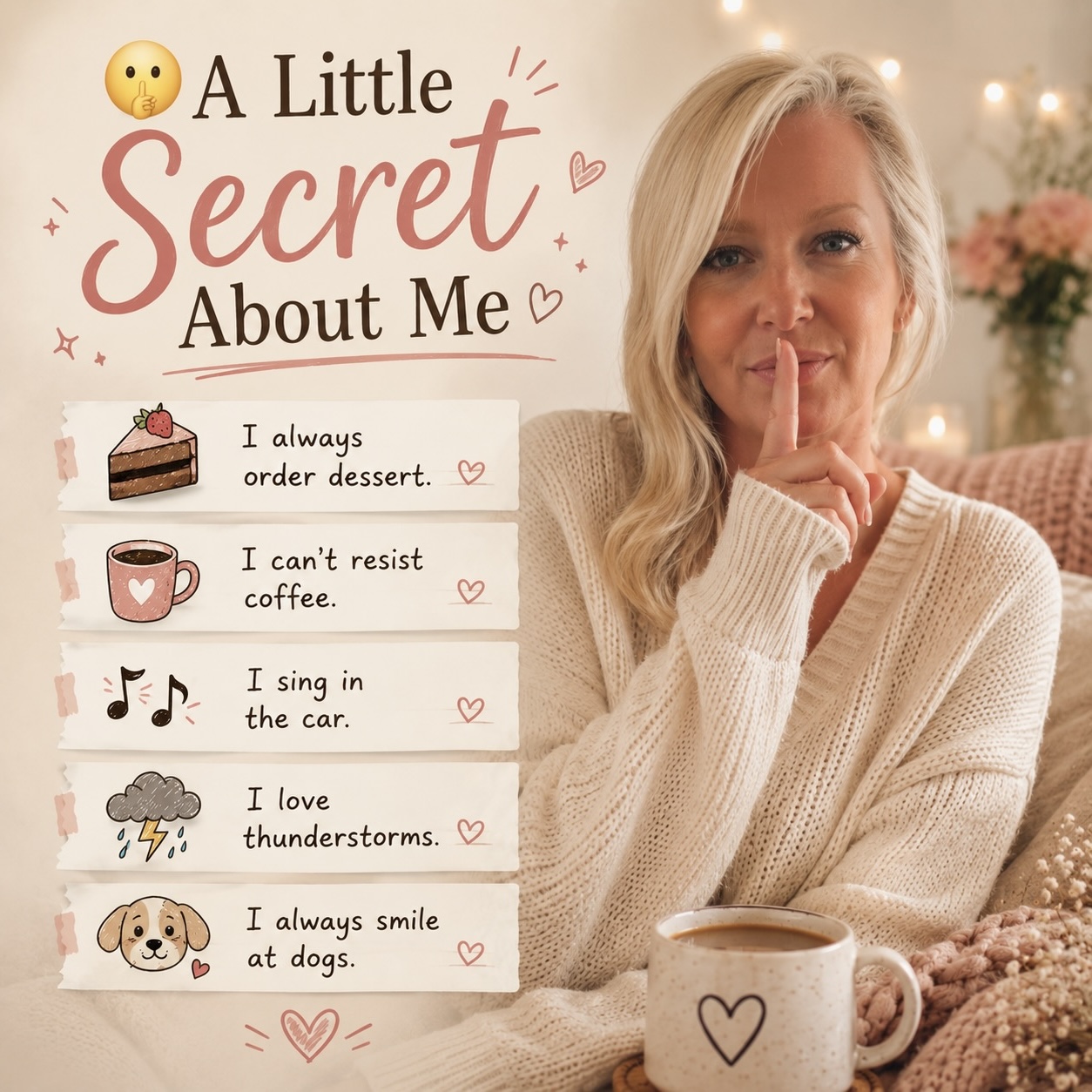 A Little Secret About Me